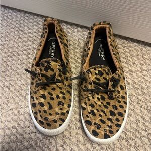Sperry Leopard-Print Boat Shoe
